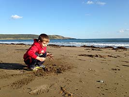 Plenty of sandy beach for the kiddies!